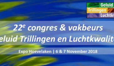 22e Congres Geluid, Trillingen en Luchtkwaliteit in Nederland 2018